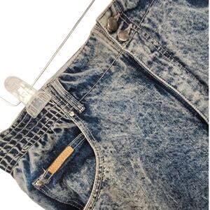 Gitano 80s Acid Wash High Waist Jeans‎ Peg Leg Retro Cool